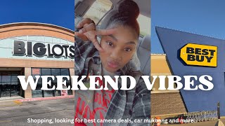 Vlog | Big Lots finds, Walmart UGG dupes, looking for the best camera deals, car chit chats and more