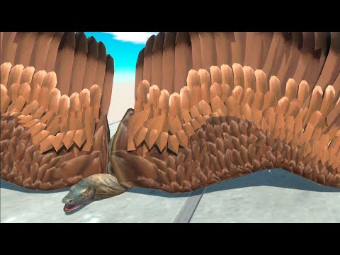 Flying Komodo Dragon vs EVERY UNIT - Animal Revolt Battle Simulator