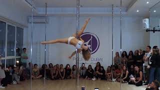 Pole Dance performance by Vlada Zhizhchenko - Fleurie Breathe