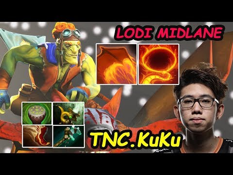 TNC KuKu - [Batrider] KUKUBOSS LODI MIDLANE Burn ALL MAP Travel Build Dota 2 7.21d Gameplay