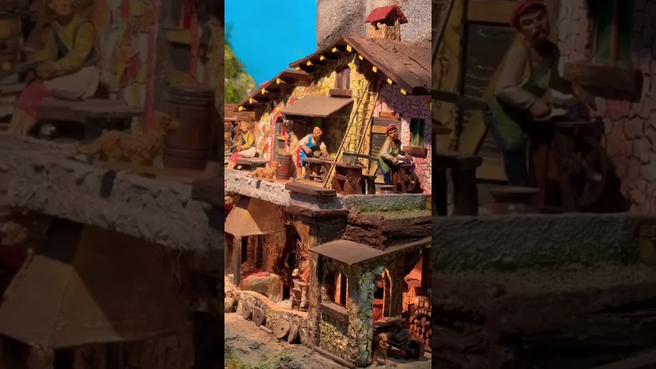 Animated Nativity Scene #shorts 🇮🇹