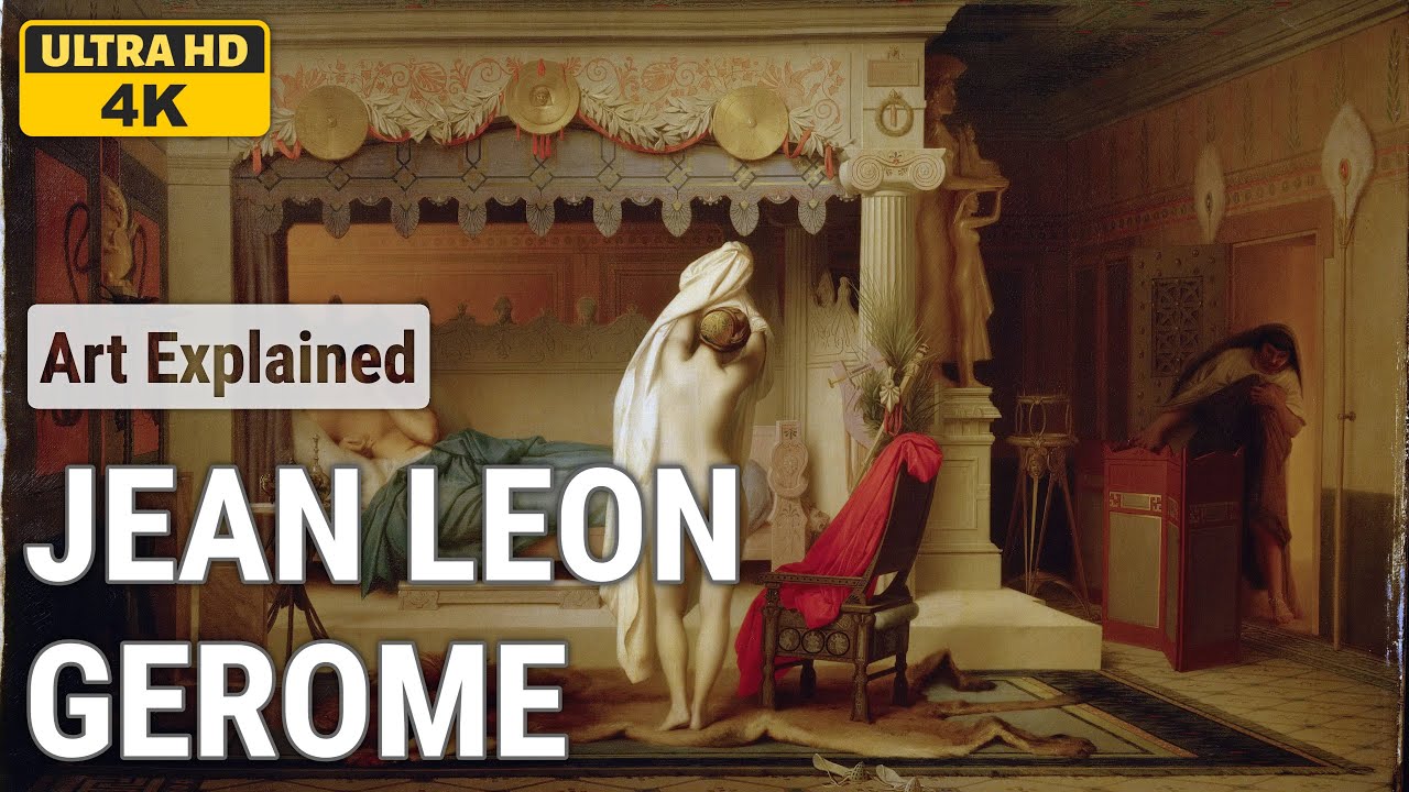 Jean Leon Gerome: A collection of 10 oil paintings with title and year, 1855-1860 [4K]