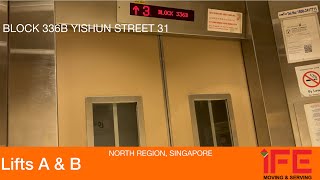 HDB Block 336B Yishun || IFE Elevator