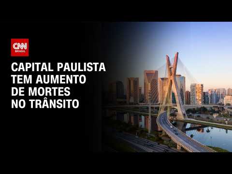 Capital paulista tem aumento de mortes no trânsito; estado de SP tem queda | LIVE CNN