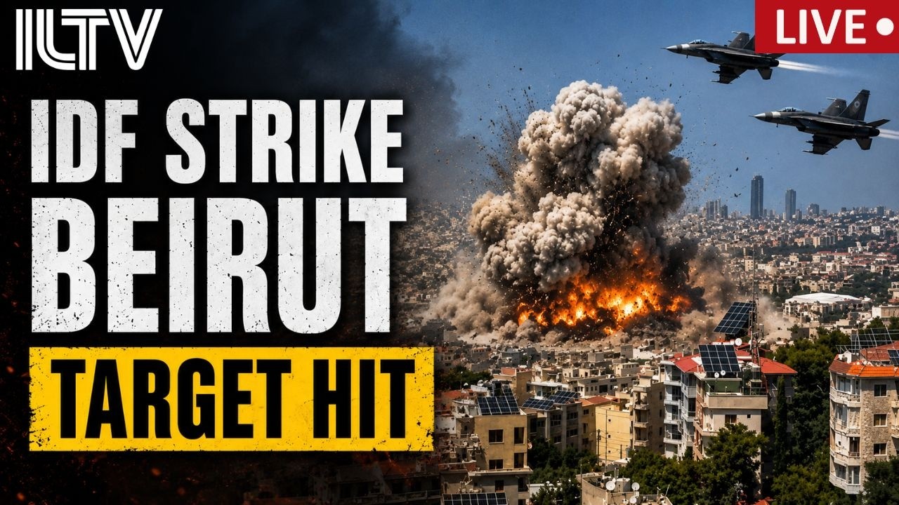 BREAKING: Massive IDF Airstrike Hits Beirut Hezbollah Stronghold