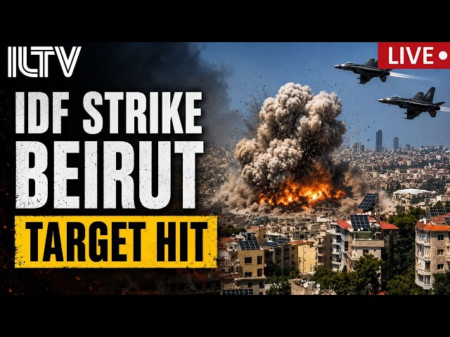 BREAKING: Massive IDF Airstrike Hits Beirut Hezbollah Stronghold