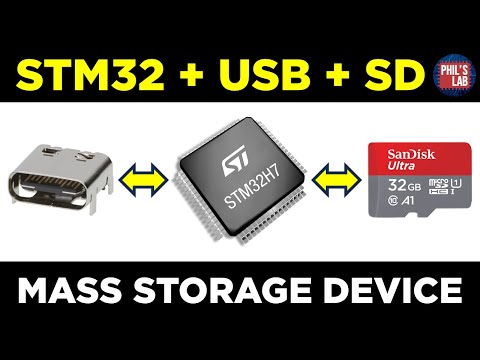 (Sponsored) STM32 USB SD Card Mass Storage Device Tutorial - Phil's Lab #148