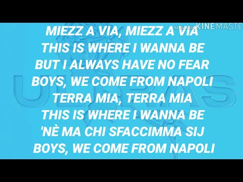 LIBERATO - WE COME FROM NAPOLI (Testo con Audio e Lyrics Video) ft. 3D e Gaika