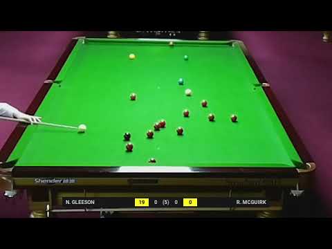 RIBSA - RIBSA U-21 TOURNAMENT - N. GLEESON vs R. MCGUIRK