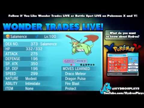 Pokemon X/Y Wonder Trading LIVE! - #1 - Omega Ruby/Alpha Sapphire Megas & Primals - 1 / 2
