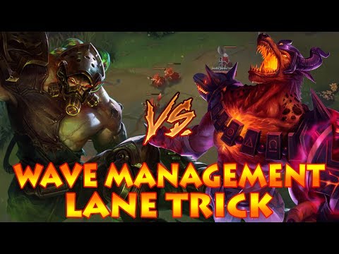 TRYNDAMERE VS NASUS TOP: DIAMOND DUOQ - WAVE MANAGEMENT STRATEGY [Patch 7.14]