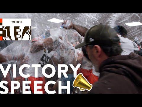 Kevin Stefanski & Myles Garrett's Victory Speech vs. Bengals | Cleveland Browns