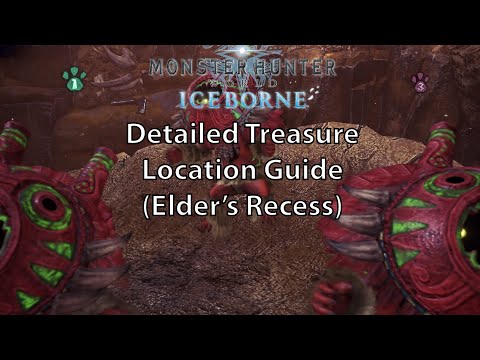 MHW Iceborne Detailed Treasure Location Guide - Elder's Recess