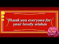 Thank You Status For Replying Wishes Whatsapp Status Video