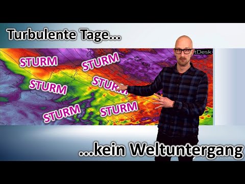 Nach Dauergrau und Siff, endlich mal was los! Ein Sturm jagt den nächsten mit Schneeoption am Montag