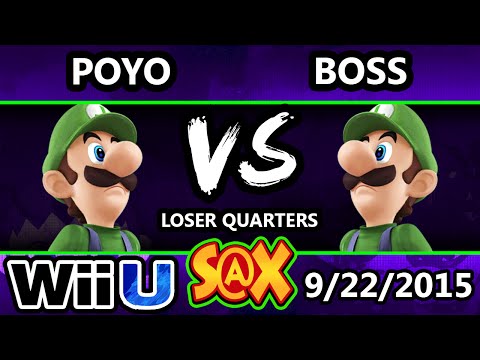 S@X 116 - WS | Boss (Luigi) Vs. Siva | Poyo (Luigi) SSB4 Losers Quarters - Smash Wii U - Smash 4