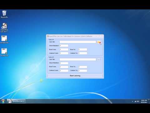 OpenOffice Calc Join Table Based On Common Column Software