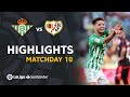 Highlights Real Betis vs Rayo Vallecano (3-2)