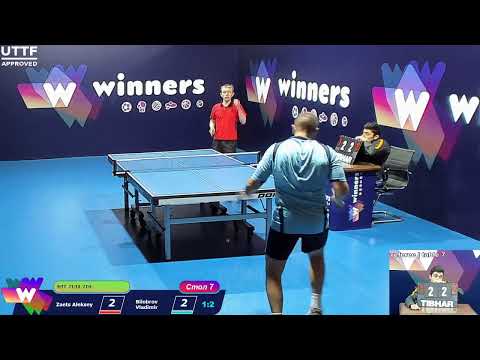Zaets Aleksey - Bilobrov Vladimir. WINners. CUP Table Tennis 7 08.01.2021 09:15