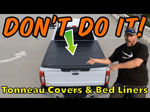 "Tonneau Cover & Bed Liner" Cheap alternative bed protection! F150 F250 F350