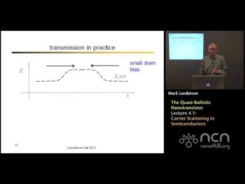 nanoHUB-U Nanoscale Transistors L4.1: The Quasi-Ballistic Nanotransistor - Carrier Scattering