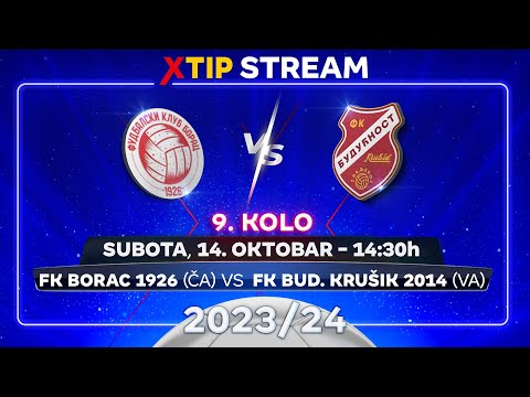 Borac 1926 (Čačak) – Budućnost Krušik 2014 (Valjevo) (subota, 14. oktobar, 14:30)