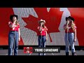 O Canada - Young Canadians at Stampeders Game