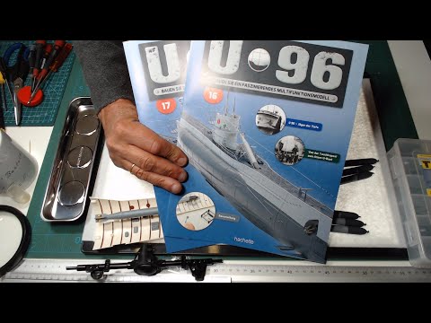 U-96 Das Boot part 16 und 17 in scale 1/48 (from Hachette Germany)