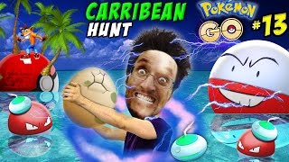 ELECTRIC OCEAN! Pokemon Go Caribbean Trespass Adventure! Incense &amp; 10k Egg (FGTEEV Pt 13 PUNTA CANA)