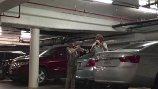 Bryce Hayashi & Mickle rehearsing Star Wars for John Williams Surprise!  (7/11/16)