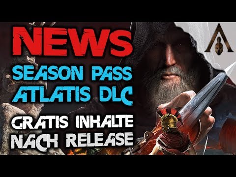 NEWS Gratis Inhalte nach Release + Season Pass Atlantis DLC Assassins Creed Odyssey