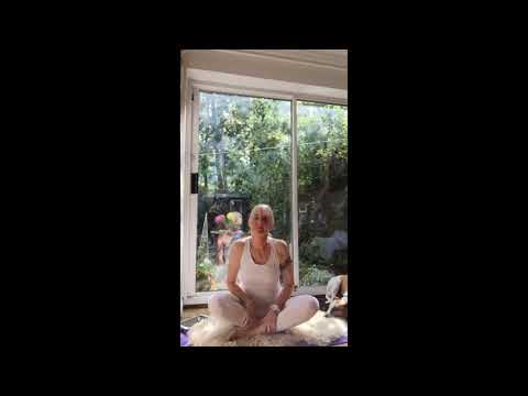 Kundalini yoga stress set for adrenals and kidneys - to Snatam Kaur's Light of the Naam and Shanti