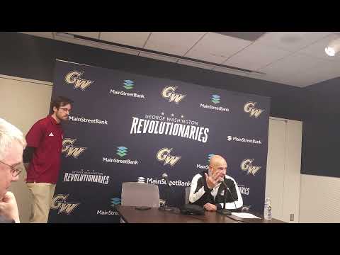 George Washington Postgame: UMass Frank Martin