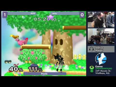 GUMI SSBM - AVG (Marth) vs. Arty (Peach) - Melee Pools