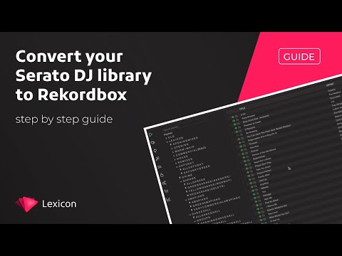 Convert your Serato DJ library to Rekordbox