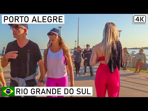 🇧🇷 Porto Alegre, Rio Grande do Sul: Orla do Guaíba | Brazil 【4K】2021