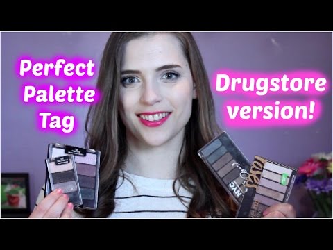 Perfect Palette Tag: DRUGSTORE version! Video