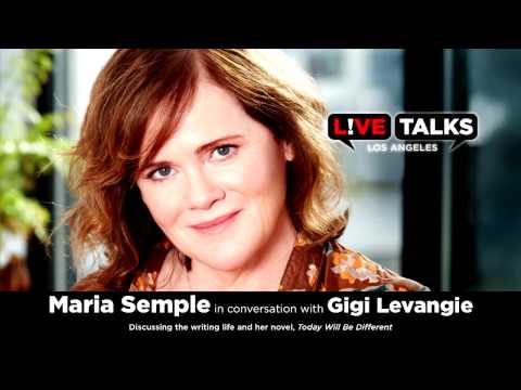 Maria Semple in conversation with with Gigi Levangie