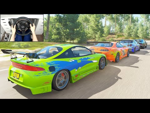 FAST AND FURIOUS CONVOY - Forza Horizon 5 (Steering Wheel + Shifter) Gameplay