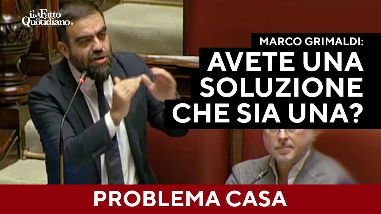 Grimaldi: "Salvini si ricordi di essere anche ministro della casa. Avete una soluzione che sia una?"