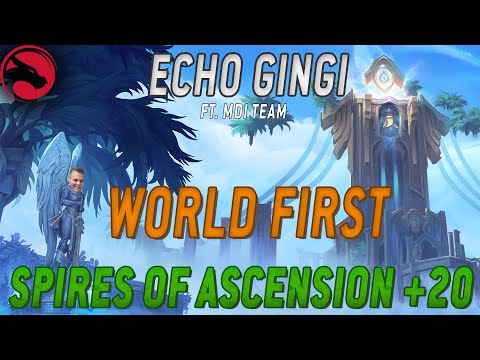 Echo Gingi, WORLD FIRST Spires of Ascension +20 in time (Ft. Naowh, Meeres, Fragnance & Zaelia)