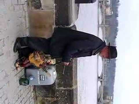 Prague - Doll peforming at Charles Bridge 2