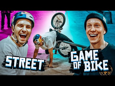 GAME OF BIKE #16: STREET PLAY WITHOUT Twist-Twist Tricks | Andreev and Agarkov Smash Railings