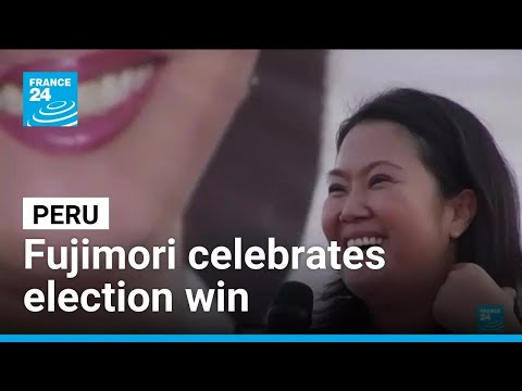 Peru's Keiko Fujimori celebrates election win as opponent alleges fraud