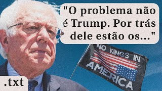 SENADOR REVELA QUEM SÃO OS VERDADEIROS DONOS DOS EUA EM PROTESTO GIGANTE
