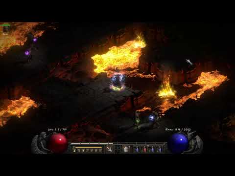 nova sorceress clearing chaos sanctuary using the obsession runeword D2R ladder