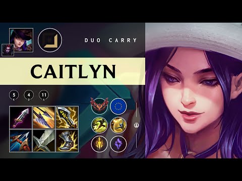 Caitlyn ADC vs Yasuo - EUW Grandmaster Patch 25.24