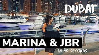Dubai Marina & JBR Beach in 60 seconds