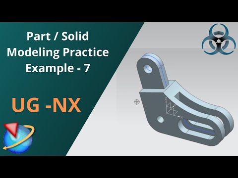 Unigraphics NX-Basic Part Modeling Practice Example 7