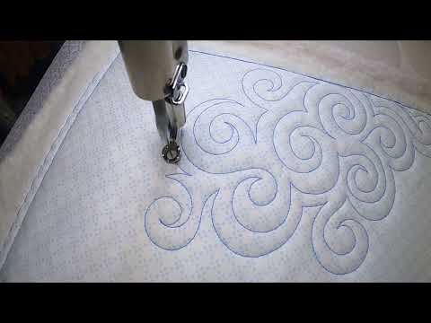 Freehand Longarm Simple Swirls